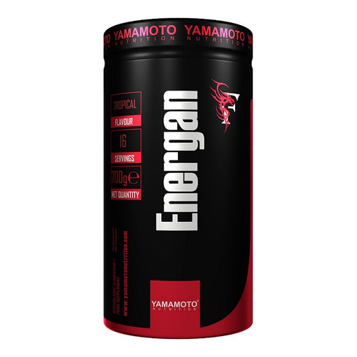 Yamamoto Nutrition Energan, Tropical (EAN 8023742031646) - 700 grams | High-Quality Pre & Post Workout | MySupplementShop.co.uk