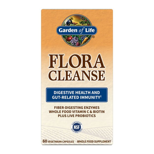 Garden of Life Flora Cleanse - 60 vcaps | High-Quality Health and Wellbeing | MySupplementShop.co.uk