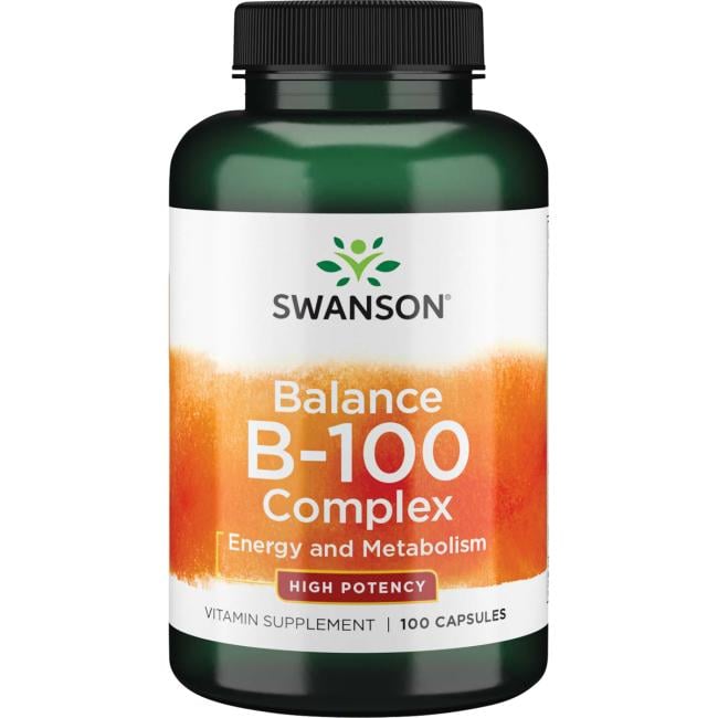 Swanson Balance B-100 Complex - 100 caps - Vitamins & Minerals at MySupplementShop by Swanson