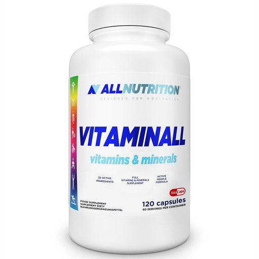 Allnutrition Vitaminall XtraCaps - 120 caps | High-Quality Combination Multivitamins & Minerals | MySupplementShop.co.uk