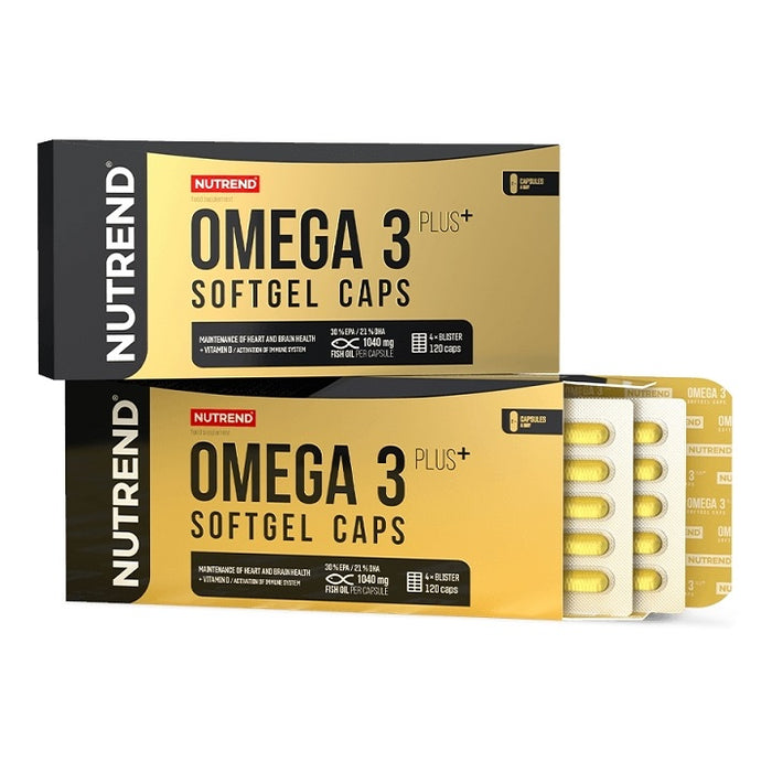 Nutrend Omega 3 Plus - 120 caps - Default Title - Health and Wellbeing at MySupplementShop by Nutrend