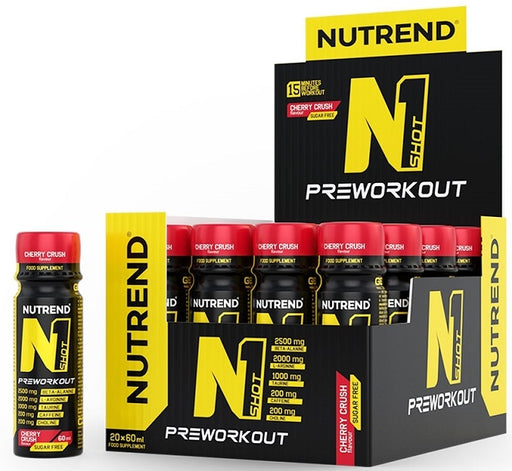 N1 Shot, Cherry Crush - 20 x 60 ml. by Nutrend at MYSUPPLEMENTSHOP.co.uk