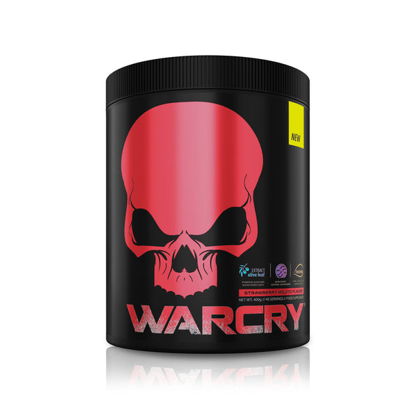 Genius Nutrition Warcry 400g Strawberry Mojito | High-Quality Sports & Health Drinks | MySupplementShop.co.uk